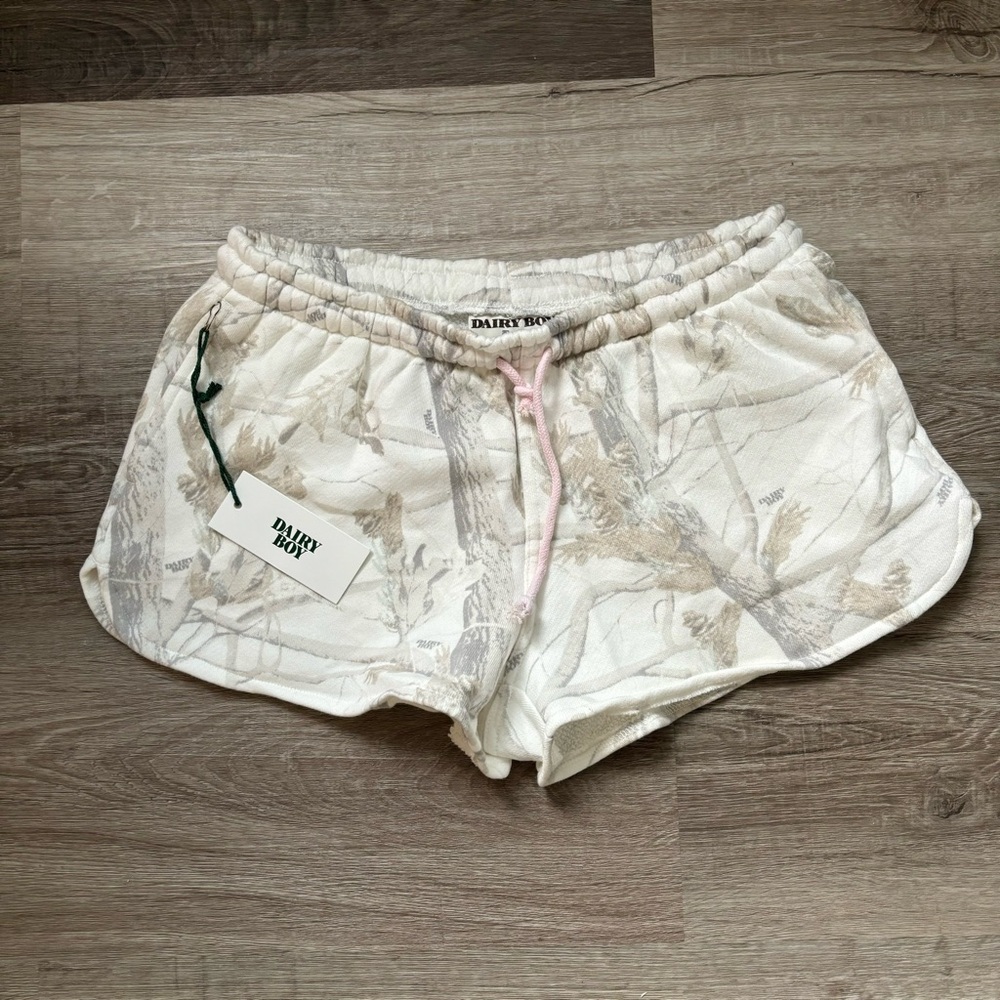 Dairy Boy Woodland Camo Shorts